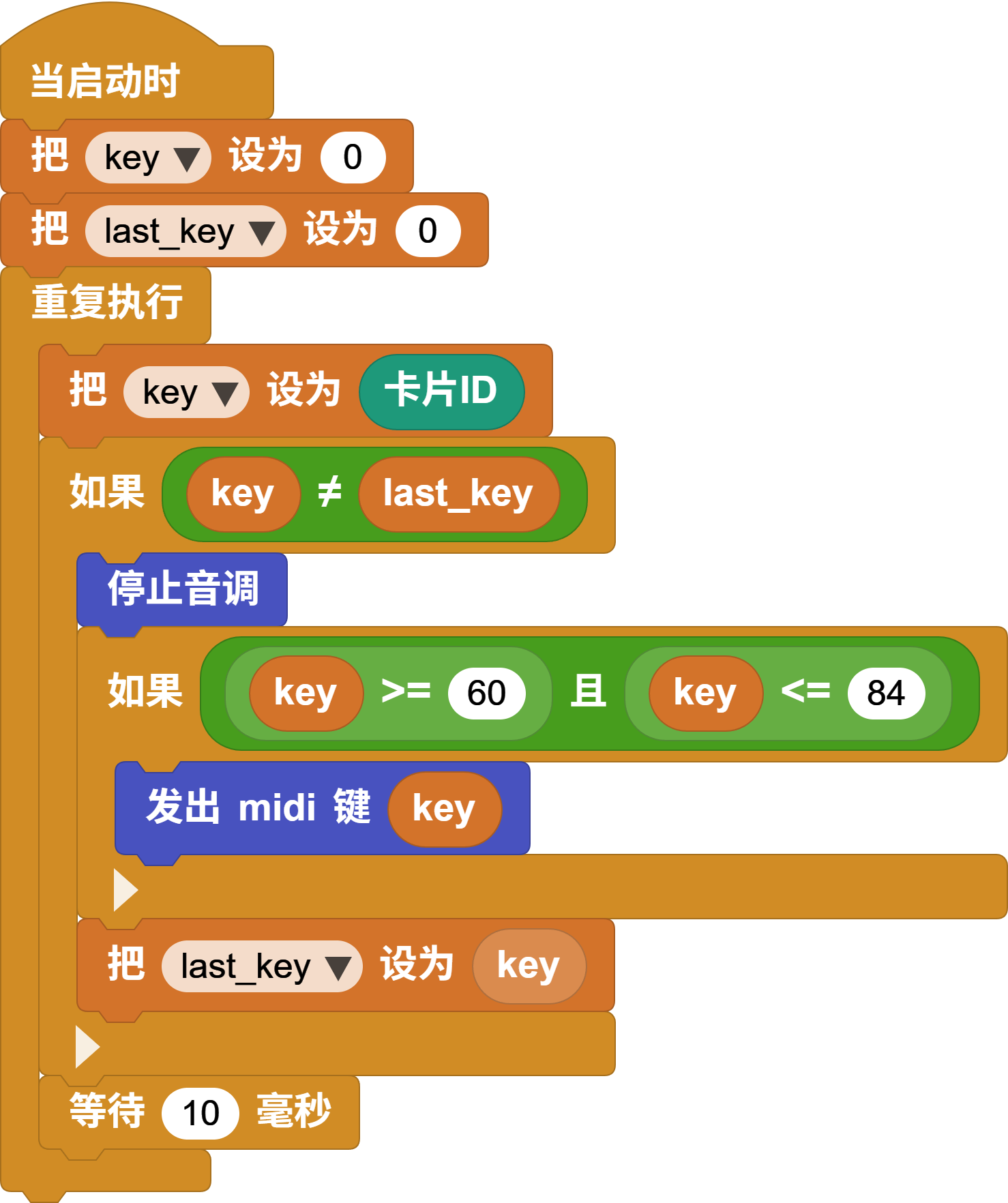 用蜂鸣器在地图上演奏音乐