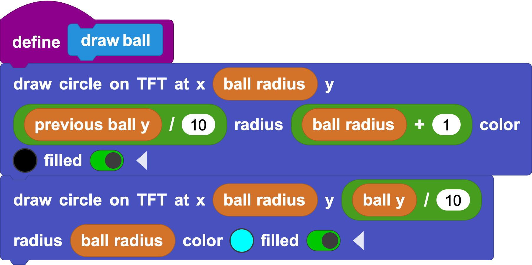 draw ball