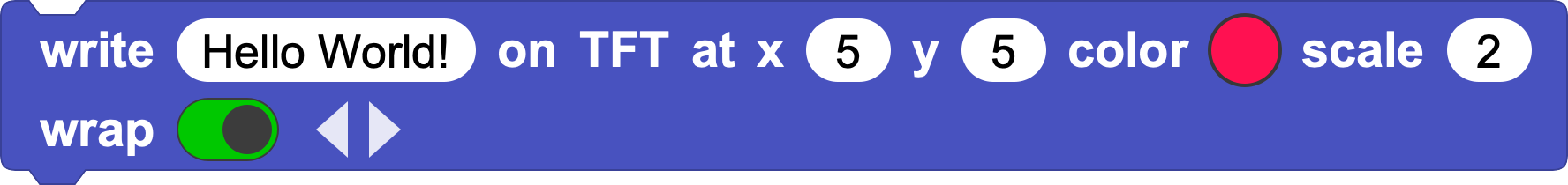 write block example