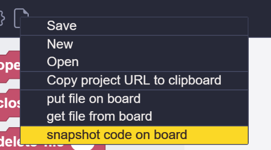 snapshot name