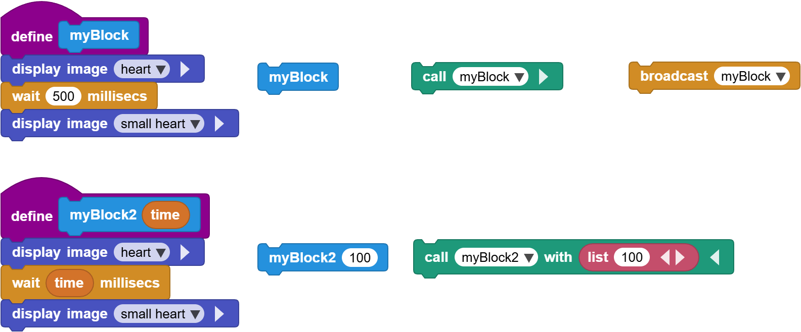 Broadcast calls a function without parameters