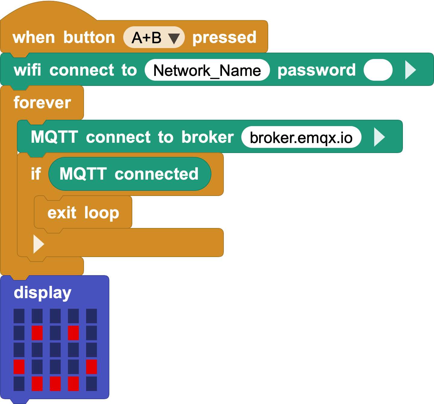 Connect to Wi-Fi and the MQTT server