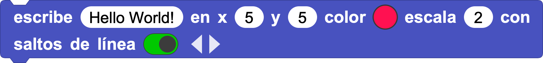 write block example