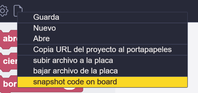 nombre de instantánea