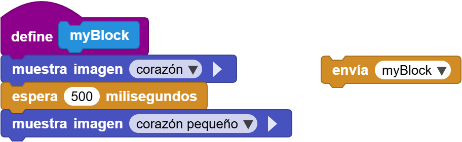 Bloque personalizado sin parámetros