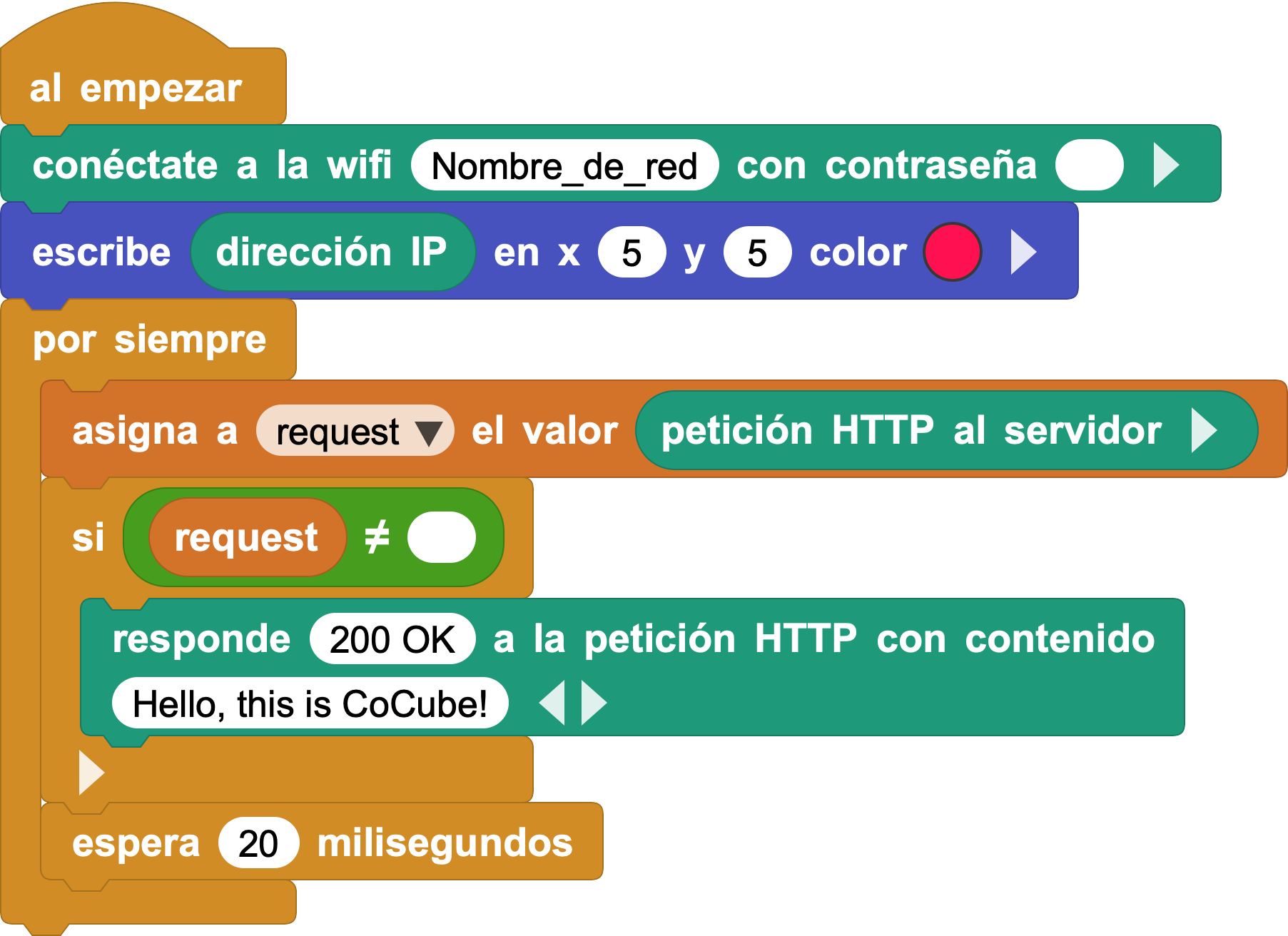 Recibir y responder a una petición HTTP